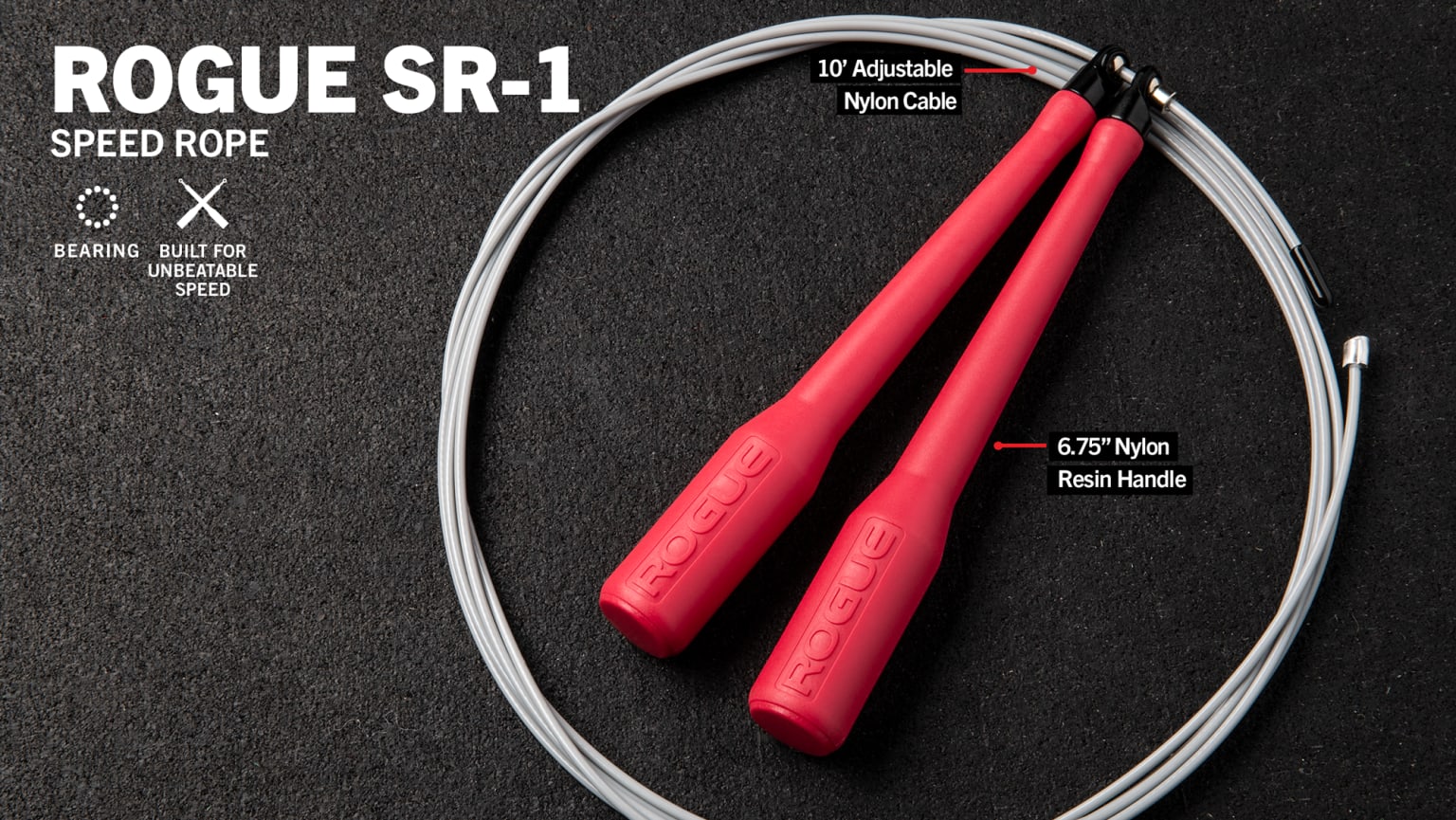 SR 1 Rogue Bearing Speed Rope Rogue Fitness